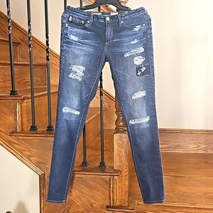 AG Jeans Digital Luxe Denim Stretch Skinny Jean Legging
